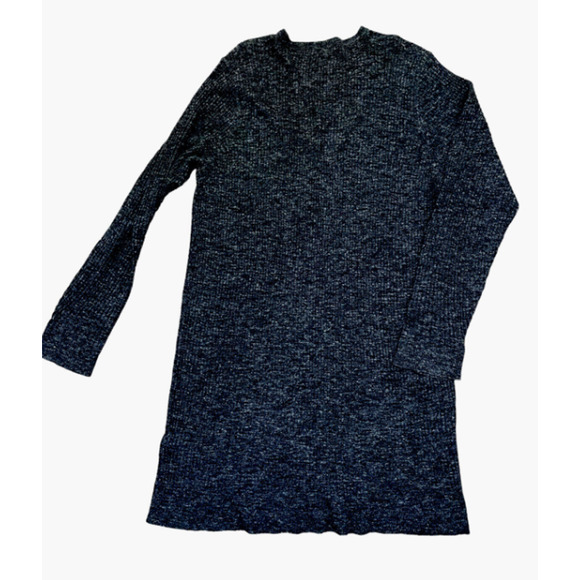 Eileen Fisher Grey Button Down Knitted Long Cardigan Size Large - Picture 2 of 3